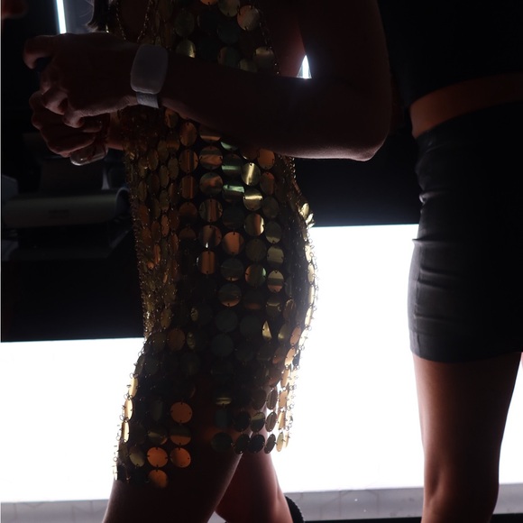 12th Tribe Gold Sequin Dress - Picture 3 of 7